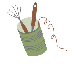 Illustration vectorielle d’un rateau