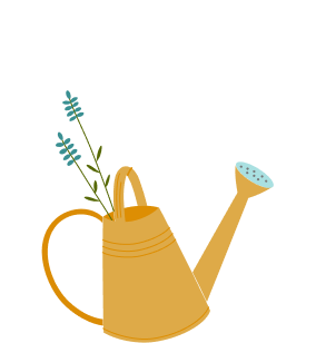 Illustration vectorielle d’un arrosoir